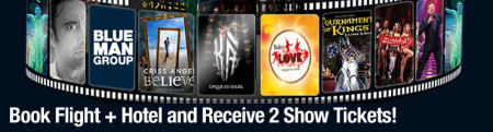 MGM Resorts 2 FREE Vegas Show Tickets with Flight + Hotel Purchase (Until June 20)