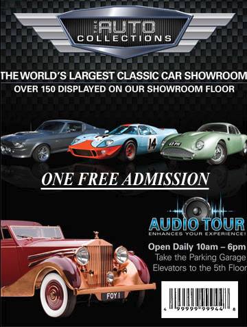 The Auto Collections at The Quad Las Vegas Free Admission Coupon