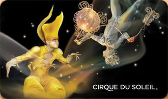 Cirque du Soleil $44.99 for $50, $89.99 for $100, or $179.99 for $200 Cirque du Soleil Gift Card (10% Off)